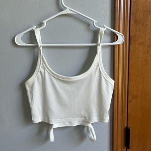 crop top with cut outs!